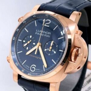 PANERAI LUMINOR ROSE GOLD WATCHES SAUCY BLUE VS FACTORY 44MM - Image 3