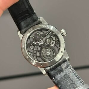 Audemars Piguet Tourbillon Openworked 26600 Replica 11 Gray Skeleton Movement 41mm - Image 5