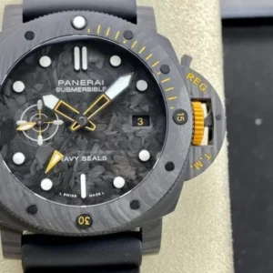 PANERAI SUBMERSIBLE BEST CARBON CASE METEORITE DIAL VSF 42MM - Image 5