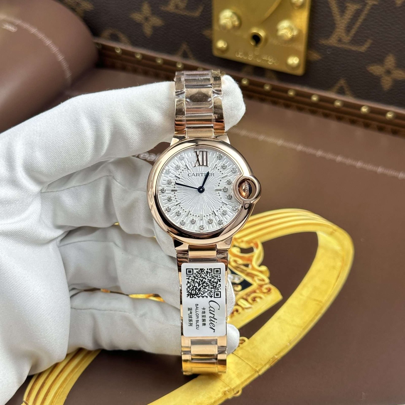 Cartier Ballon Bleu WGBB0054 Replica Watches Women Movement Quartz AF Factory 33mm