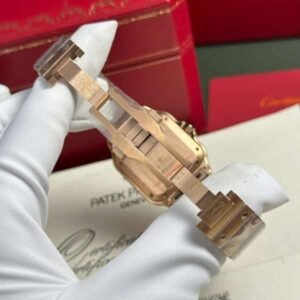 Cartier Santos Womens Replica Watch White Dial BV Factory 35.2mm - Image 4