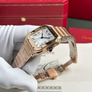 Cartier Santos Womens Replica Watch White Dial BV Factory 35.2mm - Image 9
