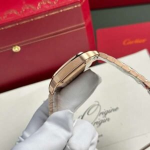 Cartier Santos Womens Replica Watch White Dial BV Factory 35.2mm - Image 6