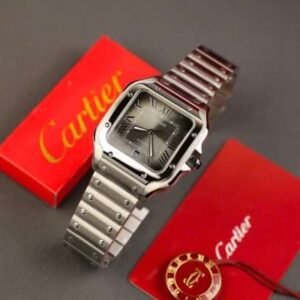 Cartier Santos Replica 11 Watch Gray Dial AF Factory 39.8mm - Image 6