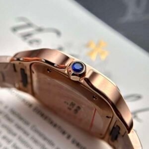 Cartier Santos Replica Watch Rose Gold BV Factory 39.8mm - Image 7