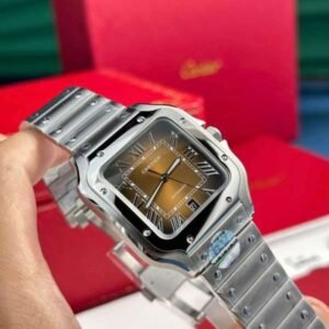 Cartier Santos WSSA0064 Replica Watch Brown Dial BV Factory 39.8mm - Image 8
