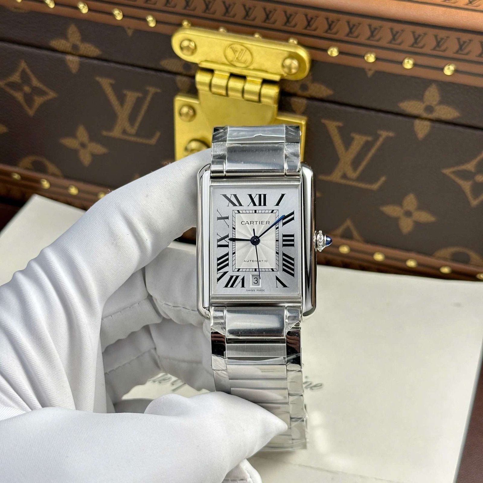 Cartier Tank Must Extra-Large Model White Dial