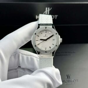 Hublot Classic Fusion Fake Watch Womens White HB Factory 33mm - Image 1