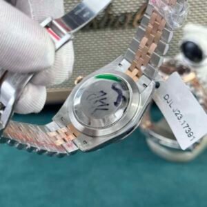 Rolex DateJust Women's Genuine Gold Plated Brown Dial GM Factory 31mm - Image 4