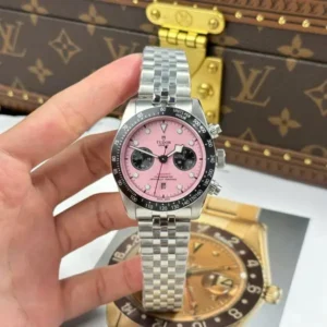 Tudor Luxury Fake Watches Black Bay Chronograph Pink Dial TW Factory 41mm - Image 1