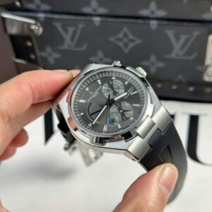 Vacheron Constantin 1:1 Overseas Dual Time 47450 Gray Color 42mm Watch - Image 3