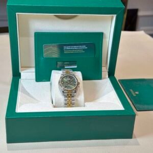Rolex DateJust Replica 1:1 Green Flower Dial 31mm - Image 4