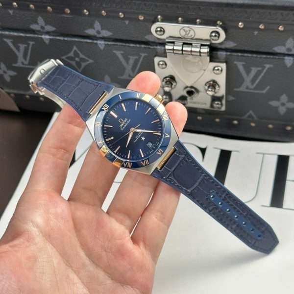 Omega Constellation Best Bezel Ceramic Blue VS Factory 41mm