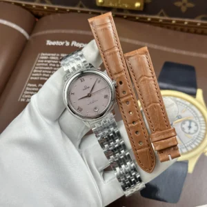 Omega De Ville Prestige Sandblasted Pink Dial Automatic Movement 34mm - Image 1