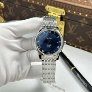 Omega Watches De Ville Co-Axial Chronometer 8500 Blue Dial Metal Strap 41mm - Image 1