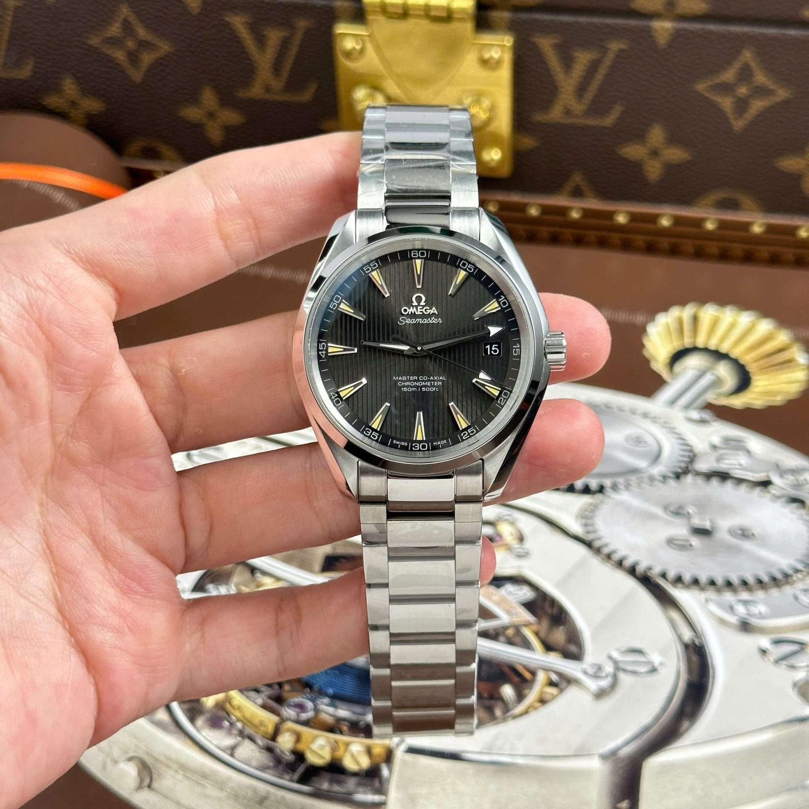 Omega Seamaster Aqua Terra 150M Green Dial Metal Wire VS Factory 41mm