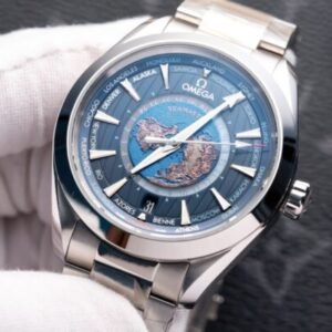 Omega Seamaster Aqua-Terra Blue Dial Replica Watch VS Factory 43mm - Image 3