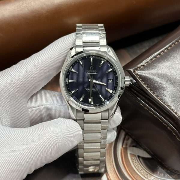 Omega Seamaster Replica Watches Blue Dial VS Factory 41mm