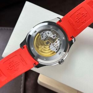 Patek Philippe Aquanaut 5167A Red Rubber Strap Replica - Image 5