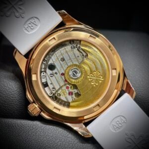 Patek Philippe Aquanaut 5072R White Mother of Pearl Dial Replica 1:1 Watch PPF 35.6mm - Image 5