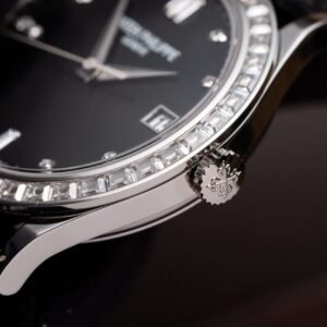 Patek Philippe Calatrava 5298P Black With Stone Bezel 38mm - Image 5
