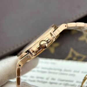 Patek Philippe Replica 1:1 Watch Nautilus 5712 Rose Gold Factory PPF V2 40mm - Image 7