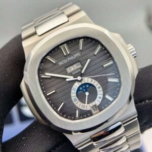 Patek Philippe Replica 1:1 Watch Nautilus 5726 Gray Dial Metal Strap PPF 40.5mm - Image 2