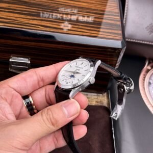 Patek Philippe Replica Watch Complications 5396G White Dial Leather Strap 38.5mm - Image 3