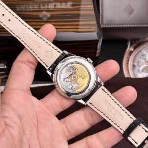 Patek Philippe Replica Watch Complications 5396G White Dial Leather Strap 38.5mm - Image 4