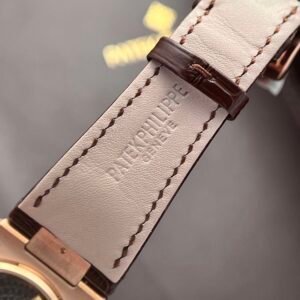 Patek Philippe Nautilus 5712 Chocolate Dial Leather Strap GR Factory 40mm - Image 4