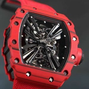 Richard Mille Best Replica Watch RM12-01 Tourbillon Carbon Red 40mm - Image 3