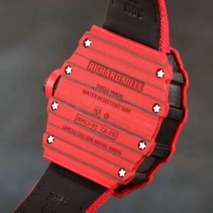 Richard Mille Best Replica Watch RM12-01 Tourbillon Carbon Red 40mm - Image 5