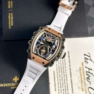 Richard Mille RM21-01 Tourbillon Replica Highest Quality White Rubber Strap 45mm - Image 1
