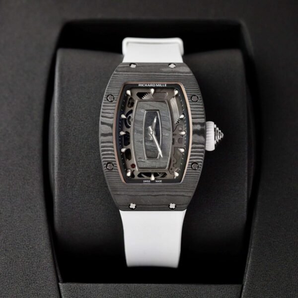 Dong-Ho-Richard-Mille-Rep-11-RM07-Carbon-Sieu-Nhe-Day-Cao-Su-Mau-Trang-36mm-1