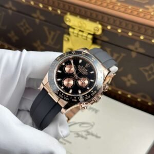 Rolex Cosmograph Daytona 116515LN Rose Gold Plated Black Dial 40mm - Image 8