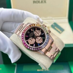 Rolex Cosmograph Daytona Rainbow 116595 40mm Diamond Watch - Image 8