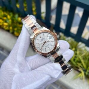 Rolex Replica Watch DateJust 126331 White Brick Dial Metal Strap 41mm - Image 4