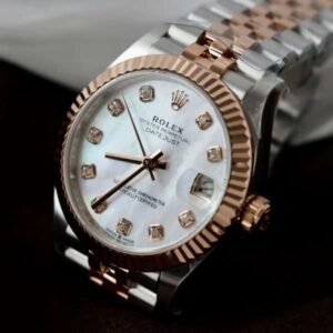 Rolex Replica 11 Watch DateJust Rose Gold Wrapped Mother-of-Pearl Dial GM Factory 36mm - Image 10