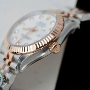 Rolex Replica 11 Watch DateJust Rose Gold Wrapped Mother-of-Pearl Dial GM Factory 36mm - Image 6