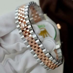 Rolex Replica 11 Watch DateJust Rose Gold Wrapped Mother-of-Pearl Dial GM Factory 36mm - Image 4