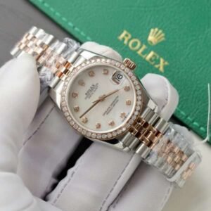 Rolex Rep 11 Watch DateJust MOP Moissanite Diamond Bezel EW 36mm - Image 10
