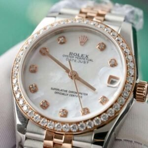 Rolex Rep 11 Watch DateJust MOP Moissanite Diamond Bezel EW 36mm - Image 7