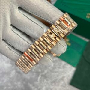 Rolex 18K Gold-Plated Day-Date 228235 Brown Dial 40mm - Image 4
