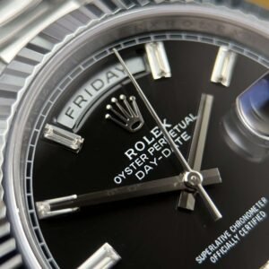 Rolex Day-Date Black Dial Calibre 3255 Movement RC Factory 40mm - Heavyweight - Image 3