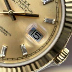 Rolex Day-Date Yellow Champagne Dial Calibre 3255 Movement RC Factory 40mm - heavyweight - Image 6