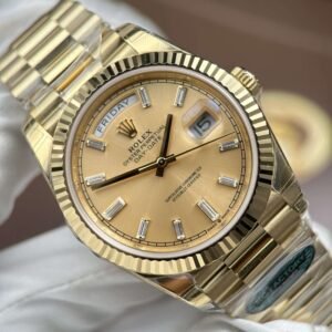 Rolex Day-Date Yellow Champagne Dial Calibre 3255 Movement RC Factory 40mm - heavyweight - Image 4