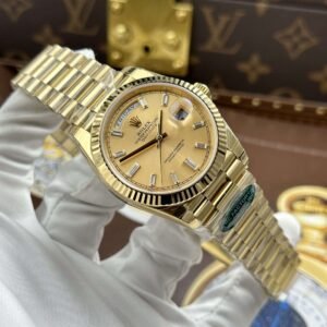 Rolex Day-Date Yellow Champagne Dial Calibre 3255 Movement RC Factory 40mm - heavyweight - Image 3