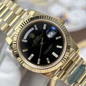 Rolex Day-Date Black Dial Calibre 3255 Movement RC Factory 40mm - Heavyweight - Image 4