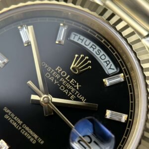 Rolex Day-Date Black Dial Calibre 3255 Movement RC Factory 40mm - Heavyweight - Image 5
