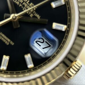Rolex Day-Date Black Dial Calibre 3255 Movement RC Factory 40mm - Heavyweight - Image 6